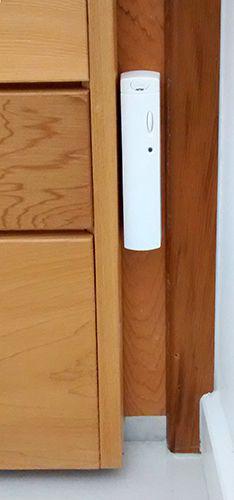 pose d'un détecteur d'ouverture Diagral