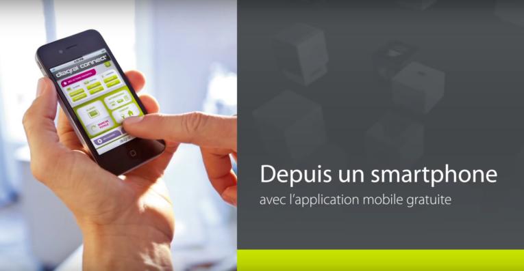 Commande par Smartphone de l'alarme Diagral